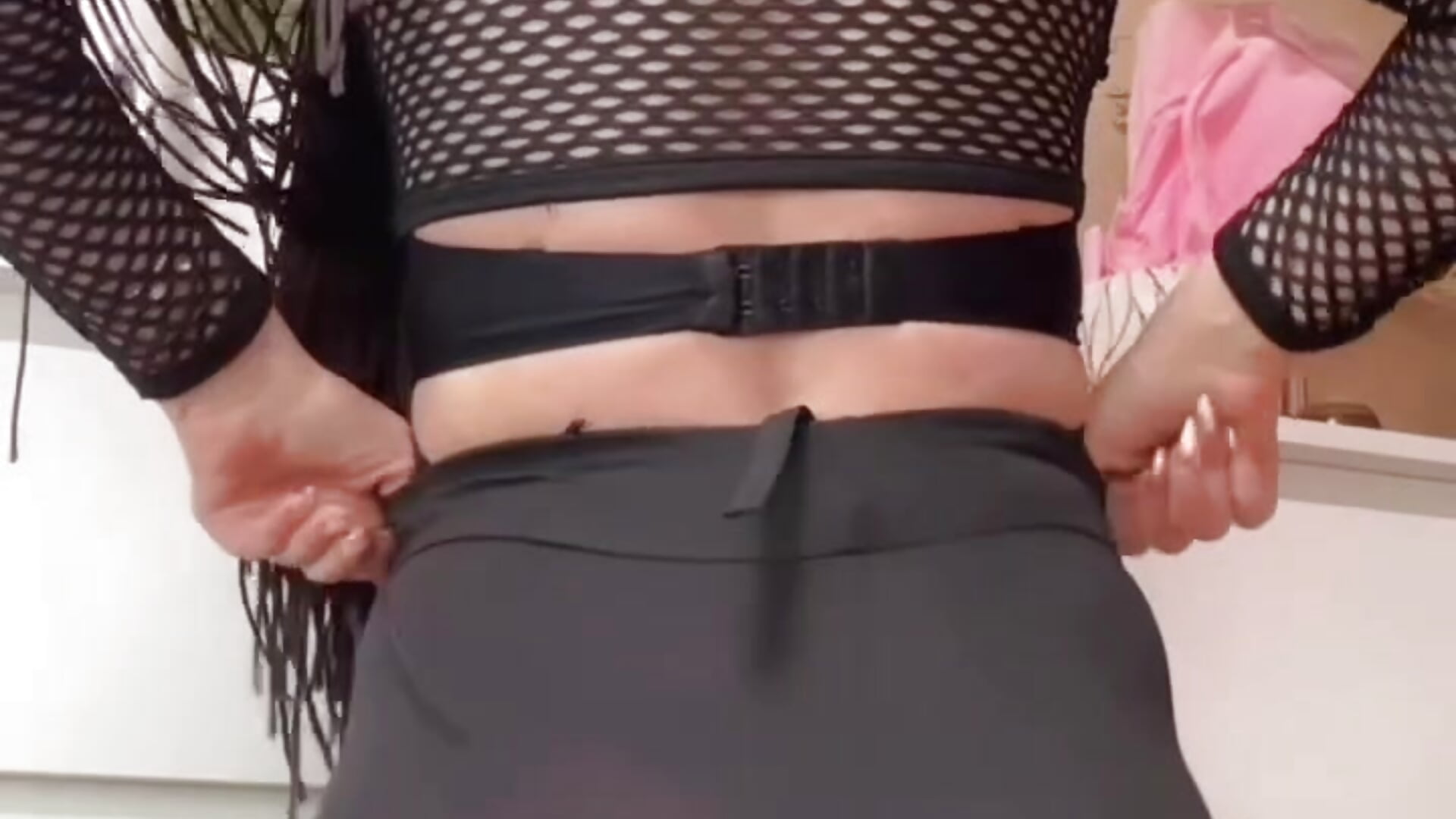 My sheer black leggings