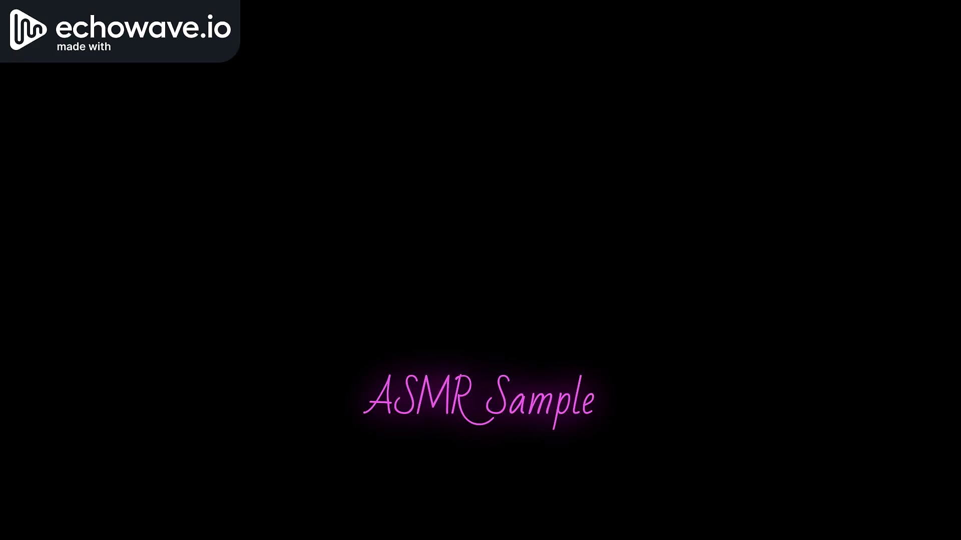 ASMR Sample