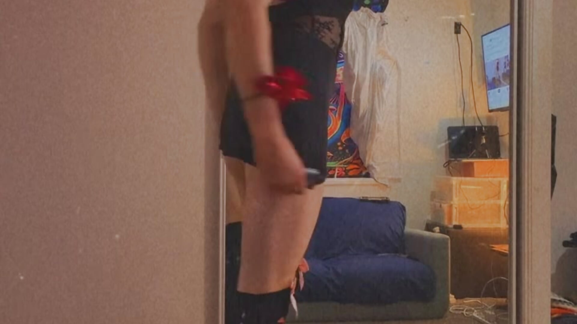 Tease in high heels slut