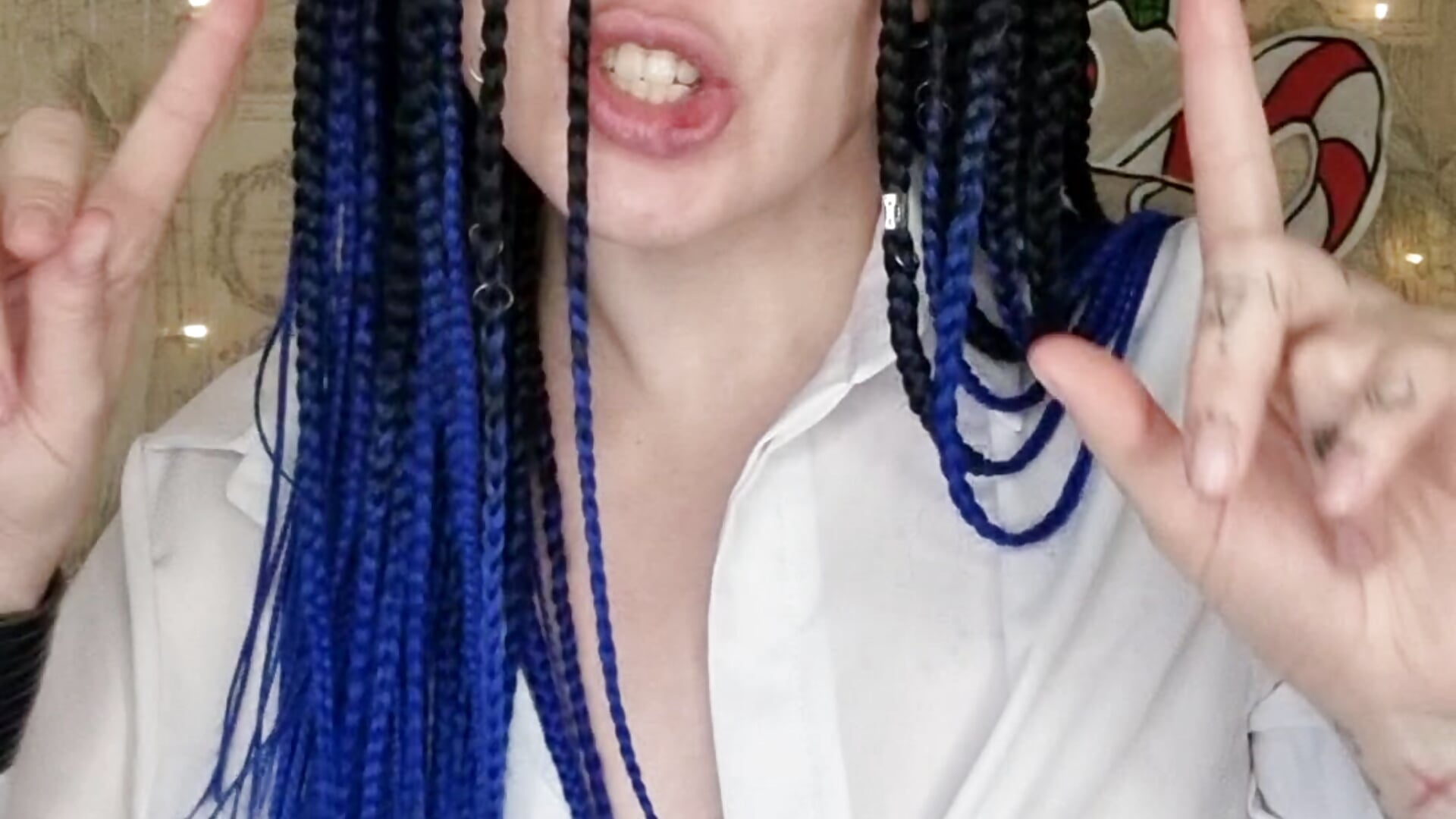 New hairstyle + lenses - video by LazyTanukii cam model