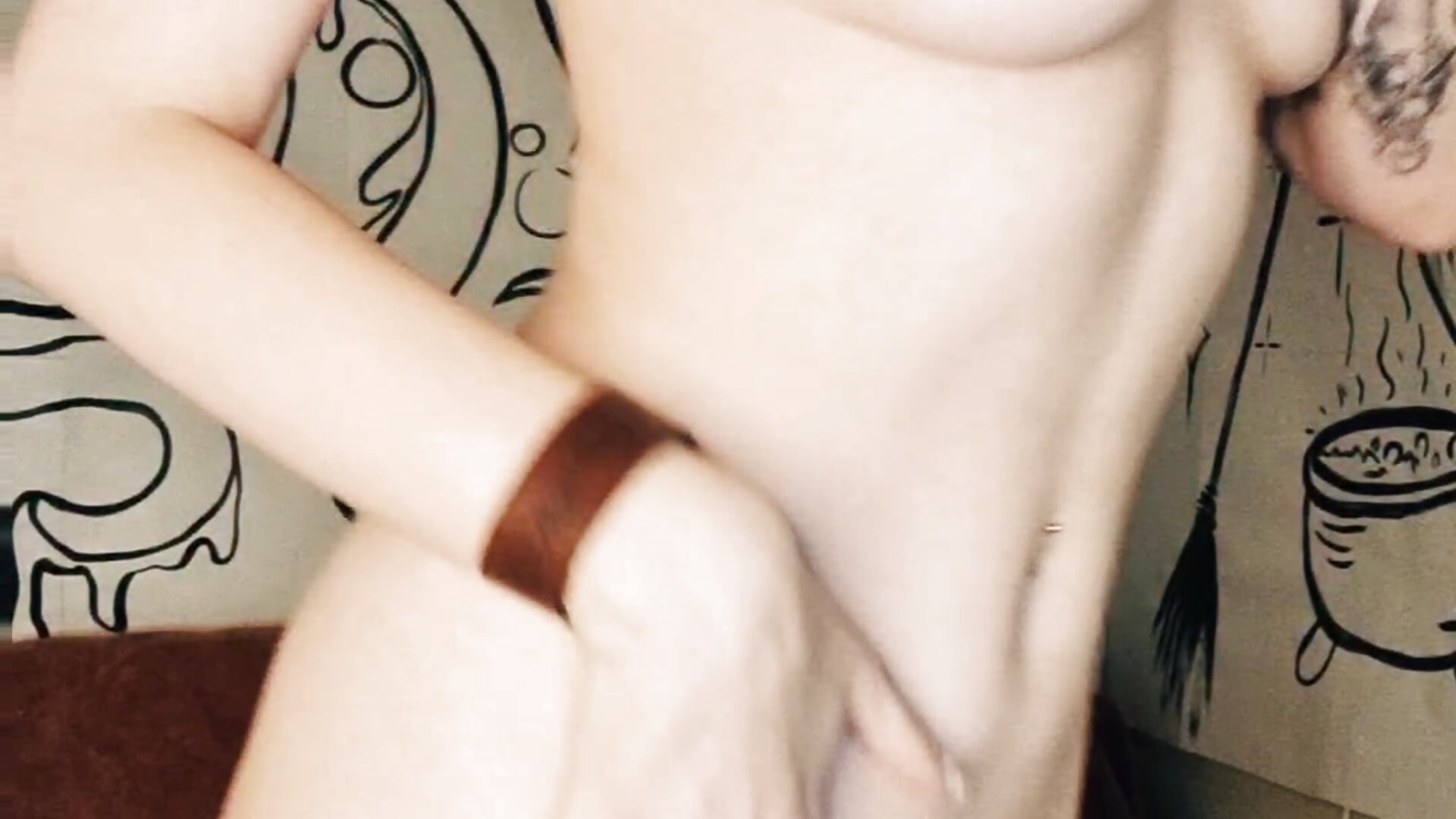 naked dancing + spanking + pussy - video by LazyTanukii cam model