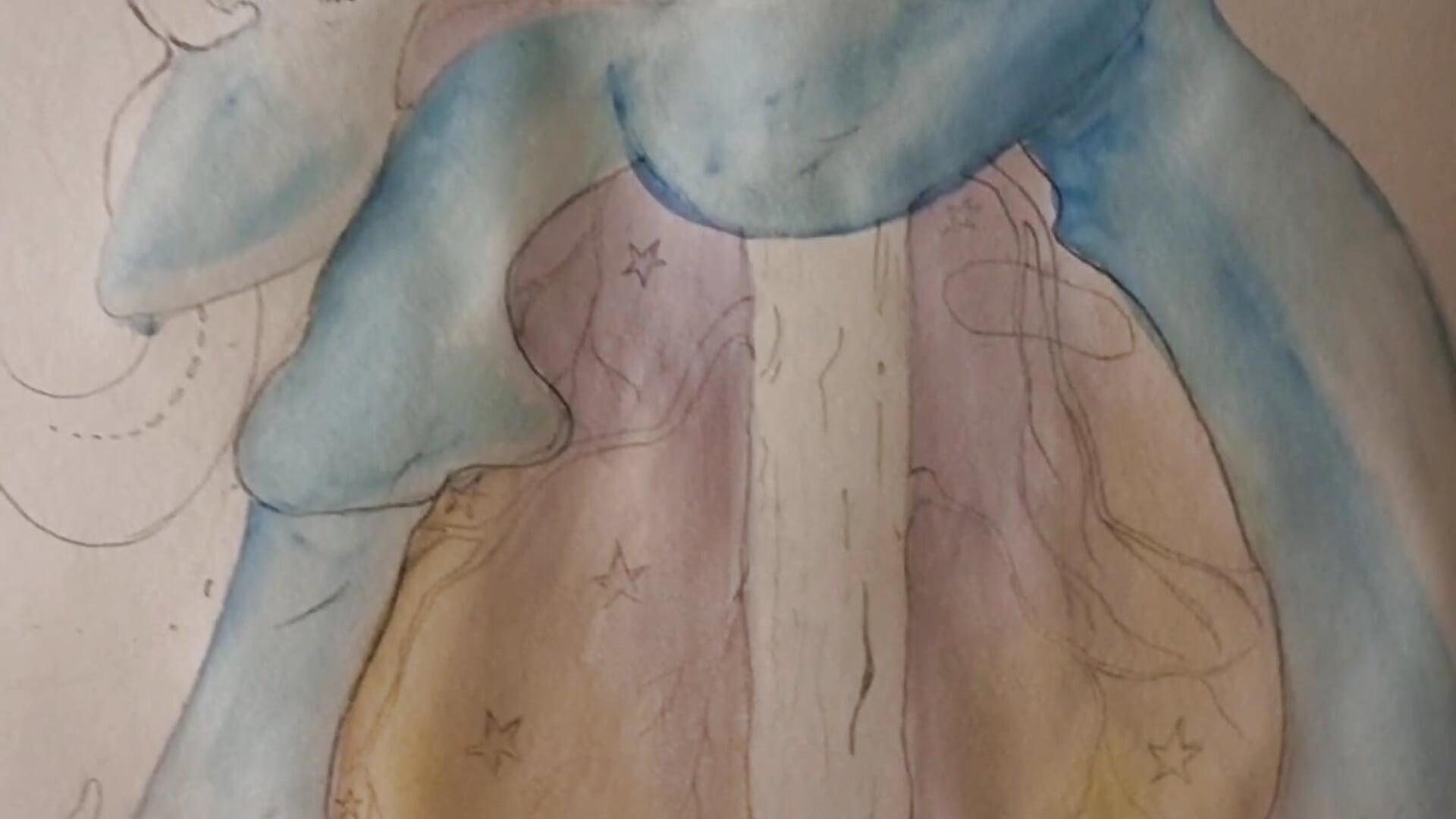 Drawing with foxes - video by LazyTanukii cam model