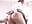 Mila in a standing position Pasha fucks her ass with a glass dildo - video by Ruspay cam model
