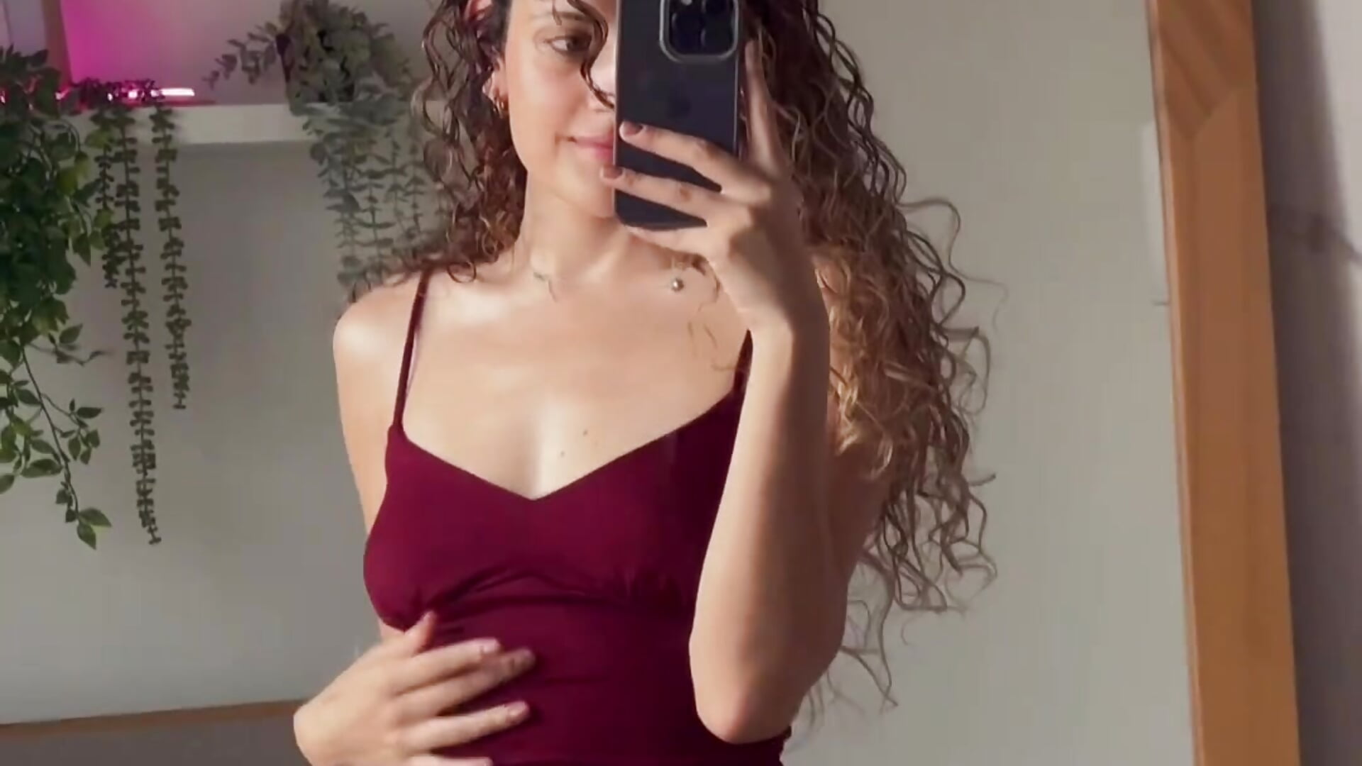 Lifeβs better in red π - video by alana15 cam model