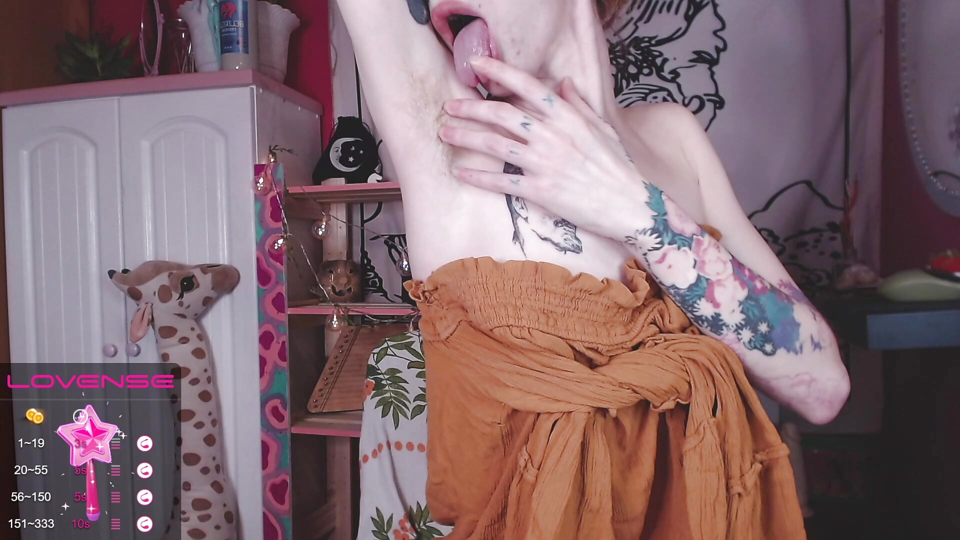 ♡ hairy armpits ♡ - video by Arwen-elf cam model