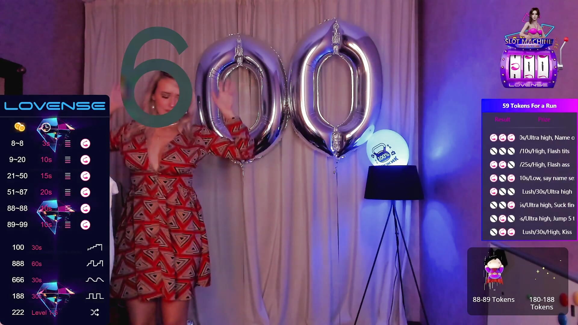 600000 - video by PrettieKate cam model