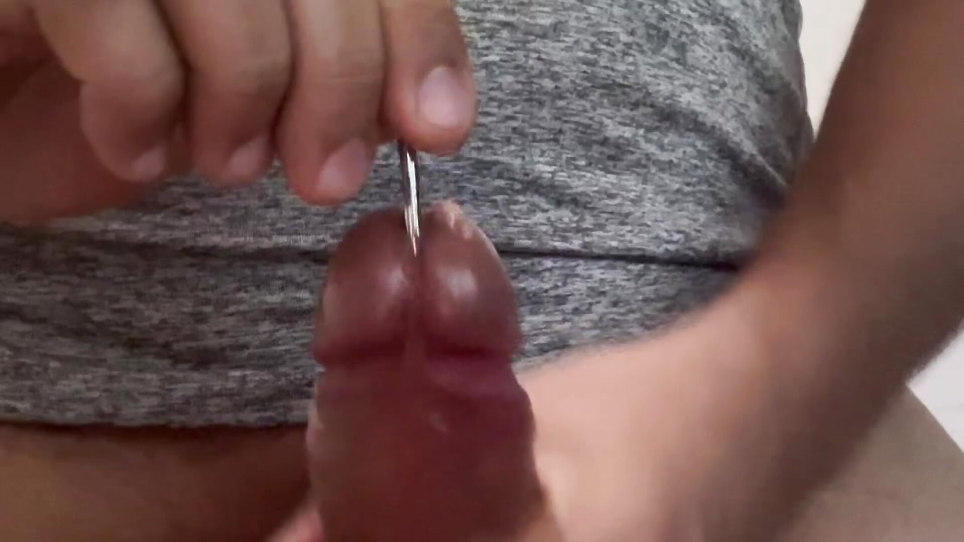 Catéter metálico 27cm - video by JuanPa_secret cam model