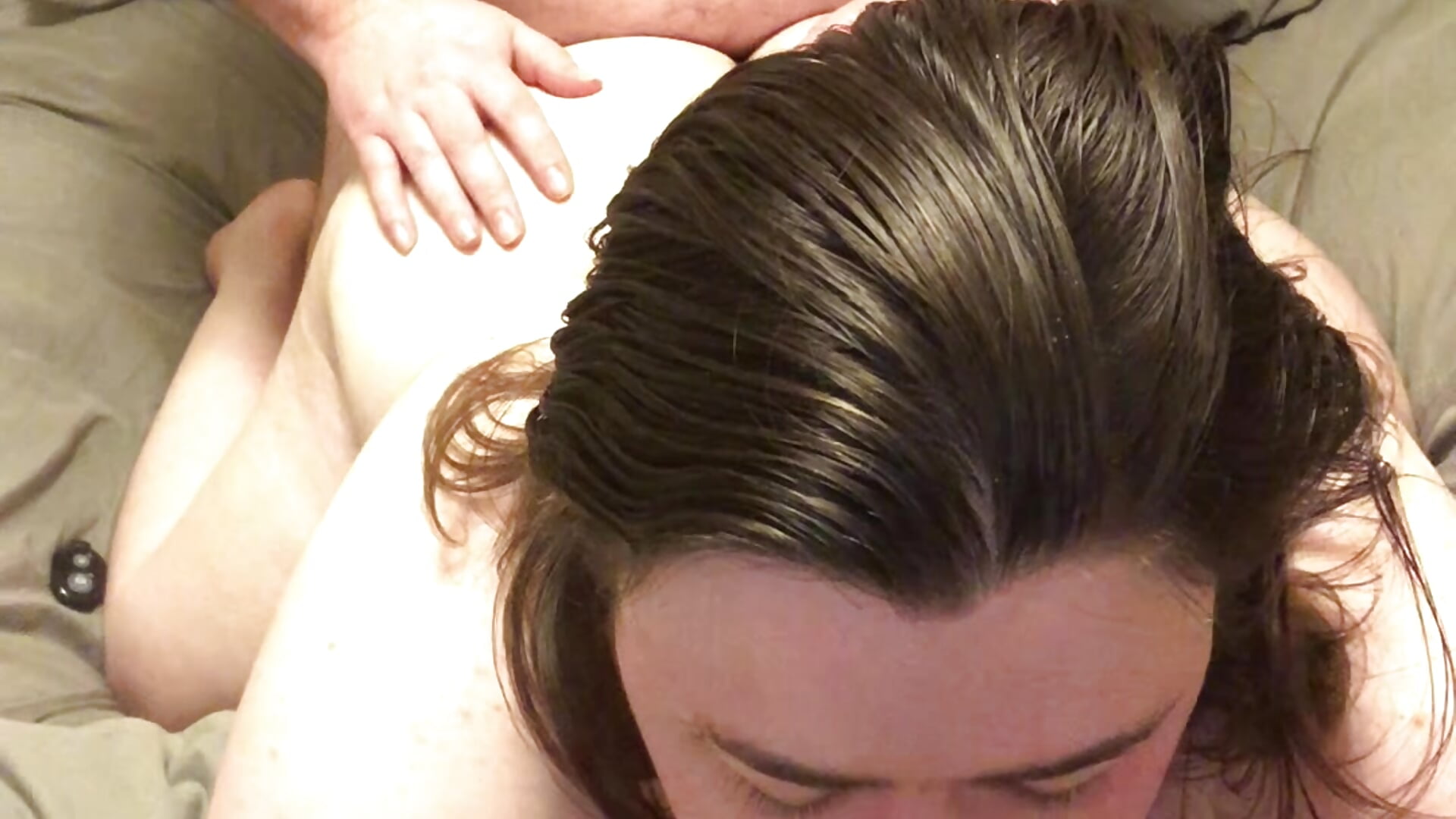 Big Papa Massages My Fat Ass While He Fucks It From Behind!