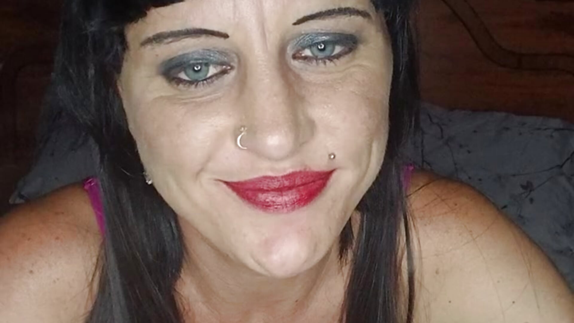Sexy new look... me master baring with huge dildo