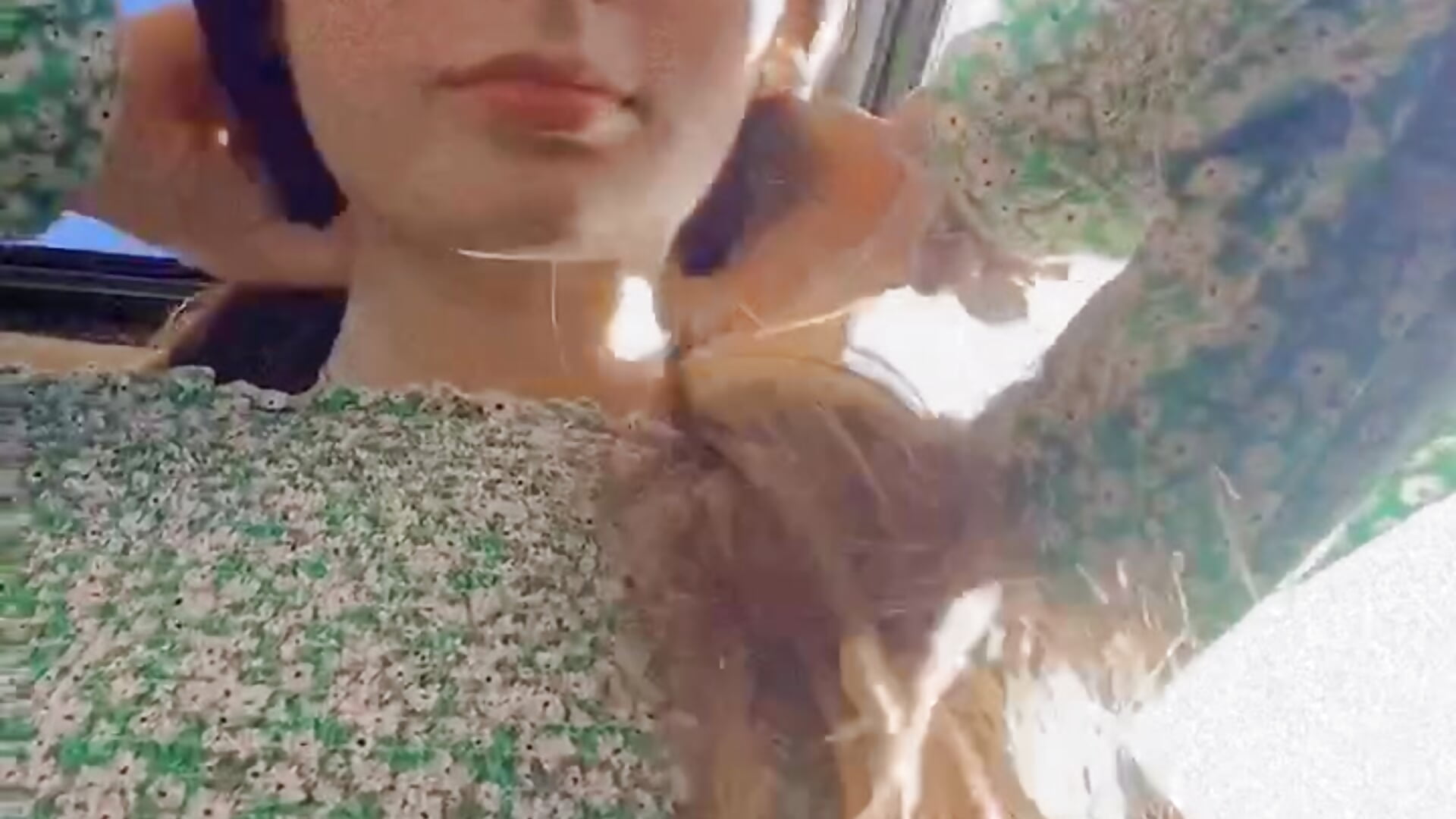 She began to tease her own fantasies