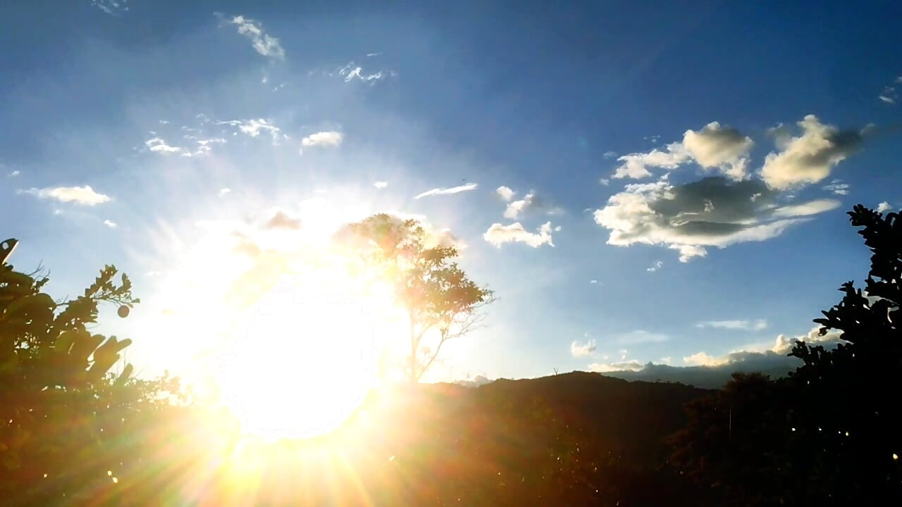 A beautiful sunset to remember that we are part of it and that we are free to enjoy the pleasures th