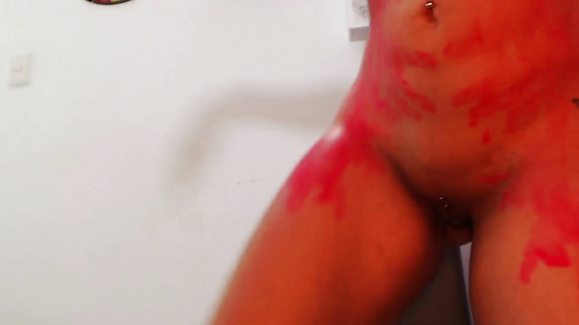 painting in my sexy body - 視頻由 Sarah_Jhonson 主播提供