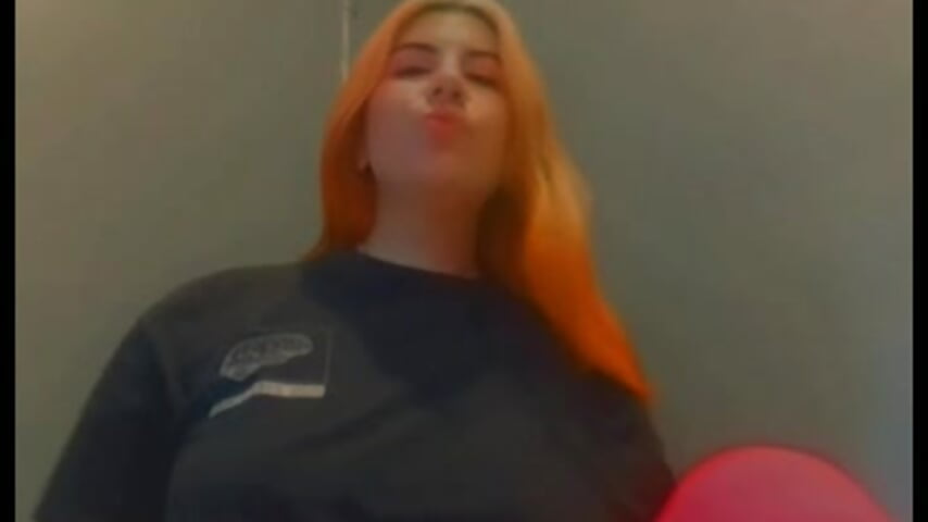 hot pink tight leggings tease - video by HYPHYtype cam model