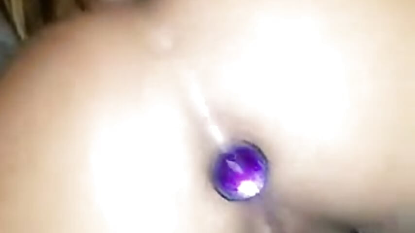 Twerking wit my butt plug in my ass