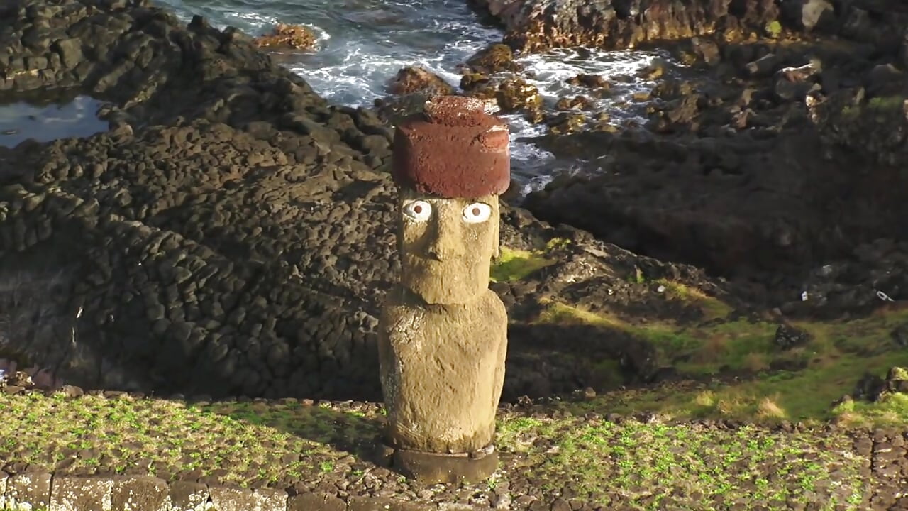 The Mysteries of the Moai on Easter Island _ National Geographic - video by Medelyn77 cam model