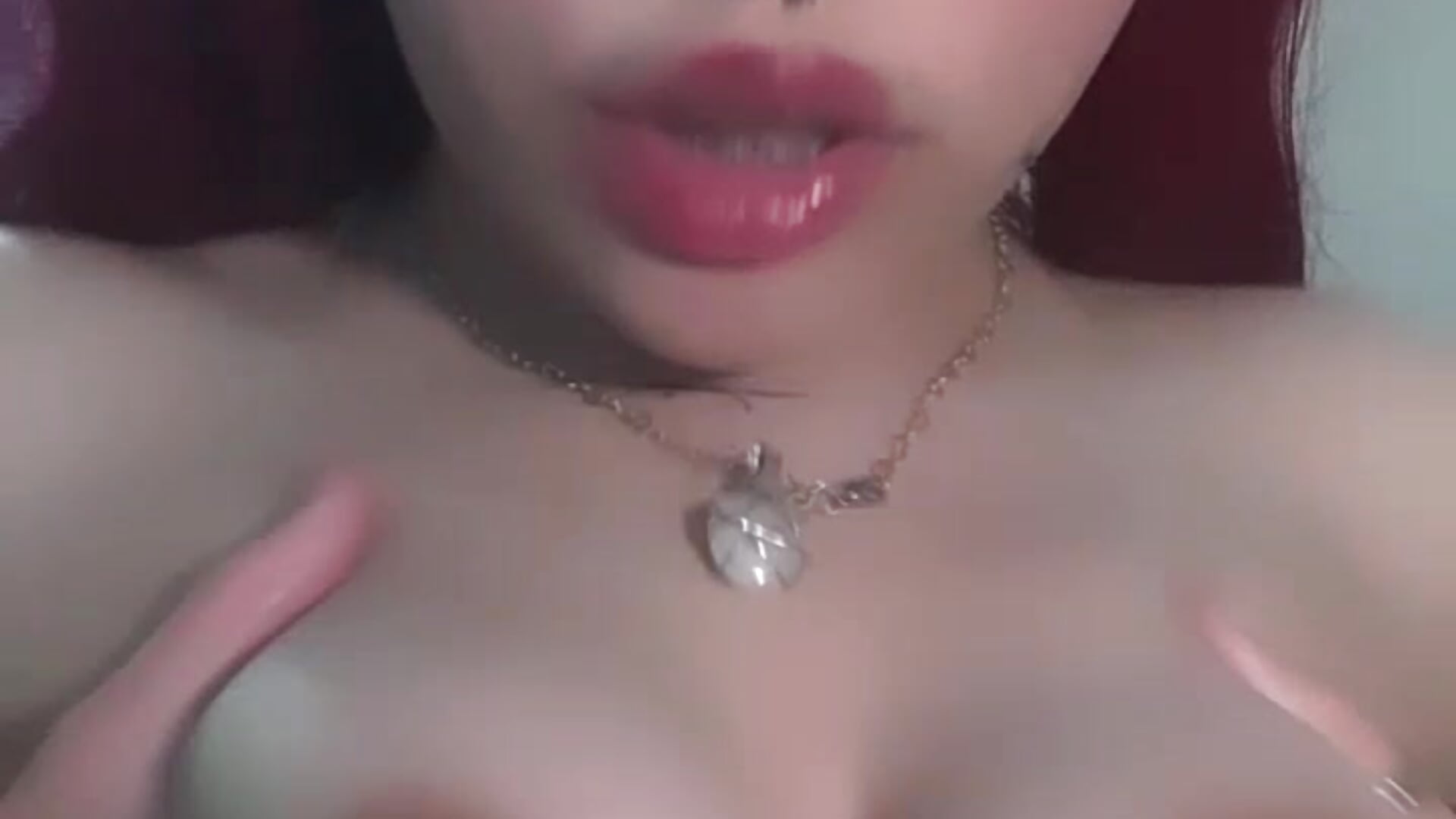 SPITS AND LICKING PIERCED TITS