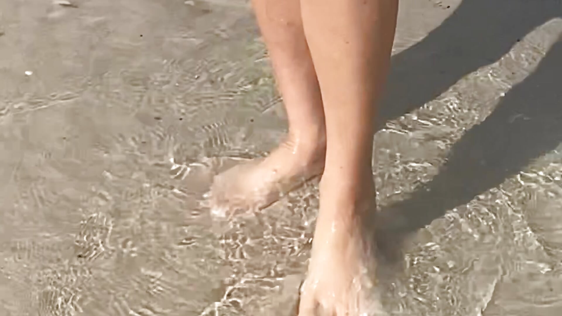 Feet in the sand