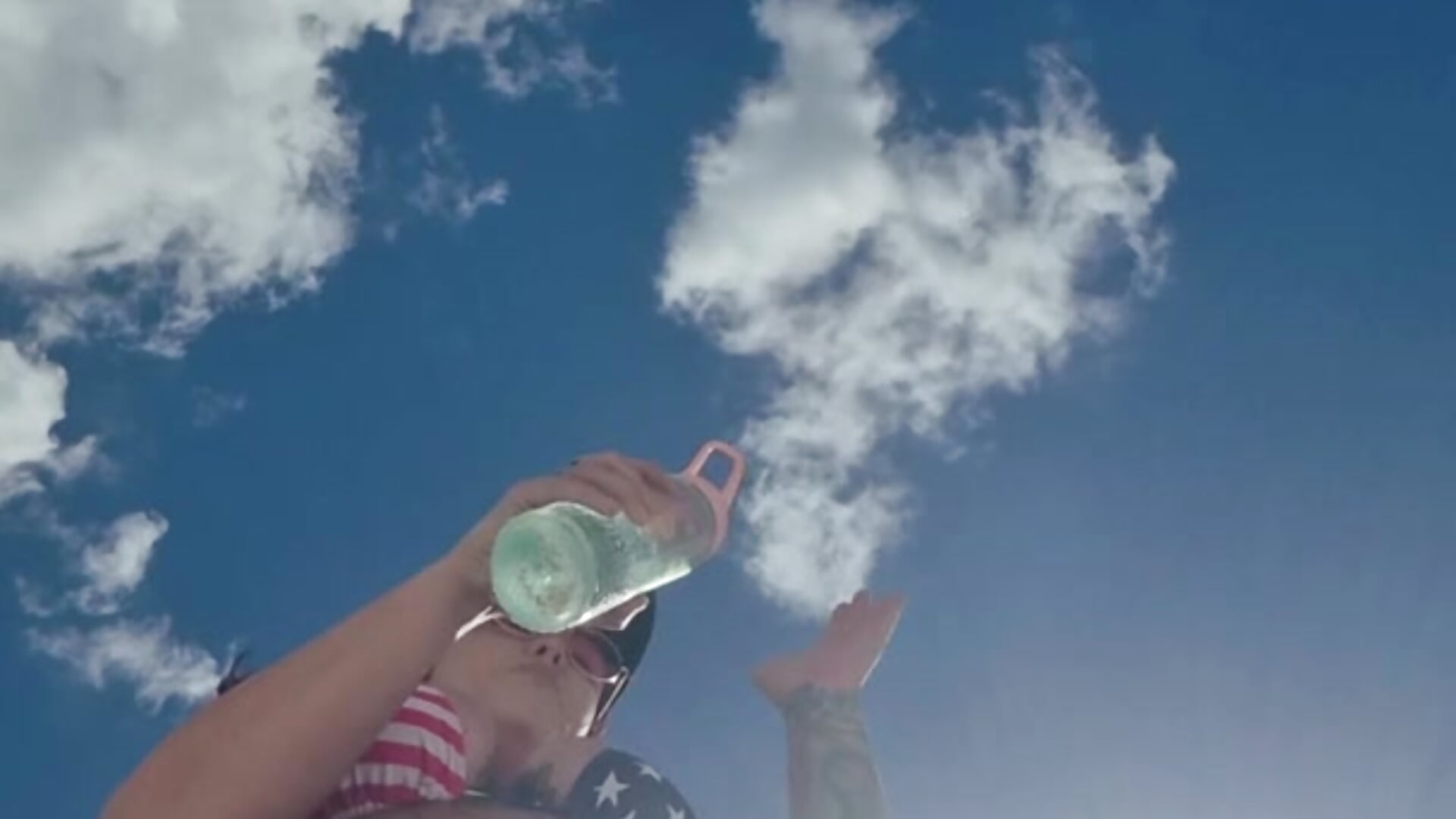 Sexy beach time Under view - video by CharletteWebb cam model