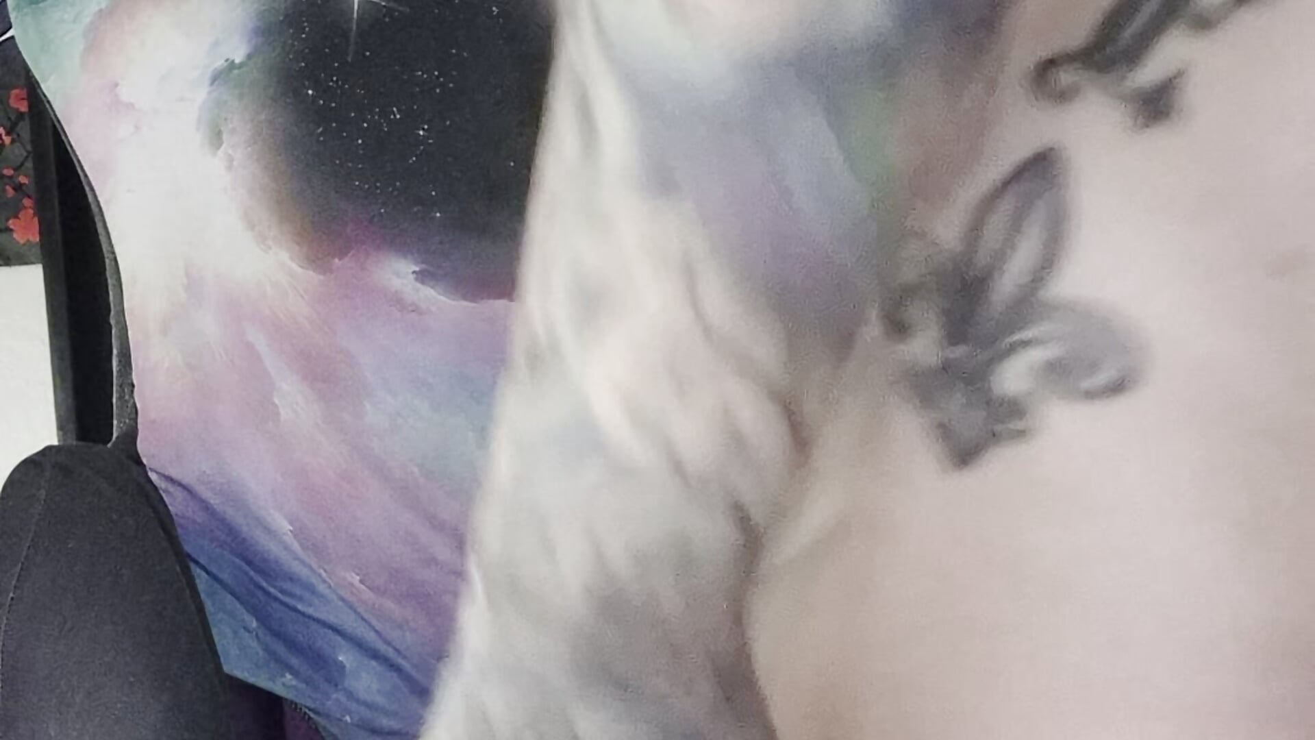 Middle finger denial - video by CharletteWebb cam model