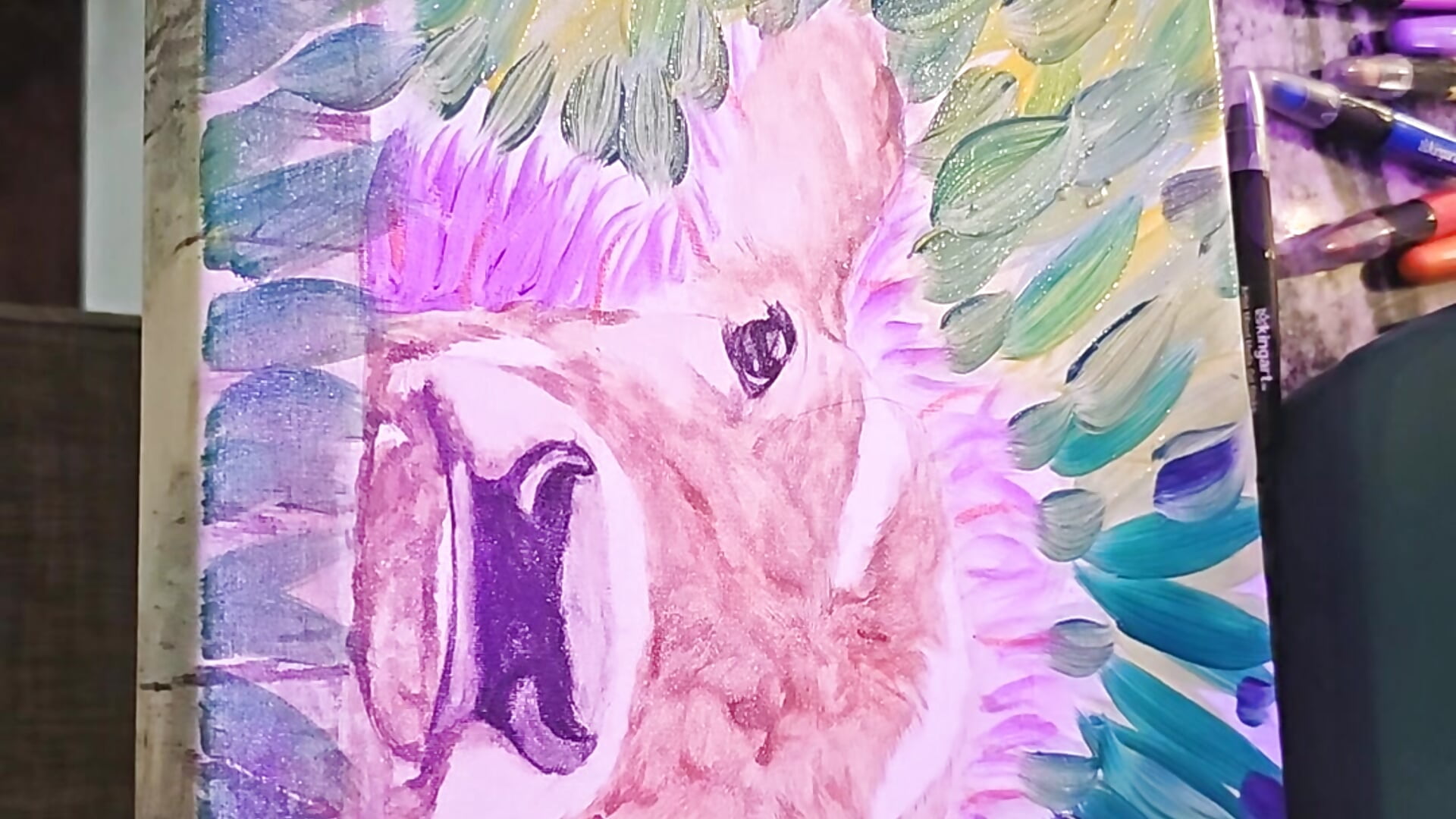 Paint night - video by CharletteWebb cam model