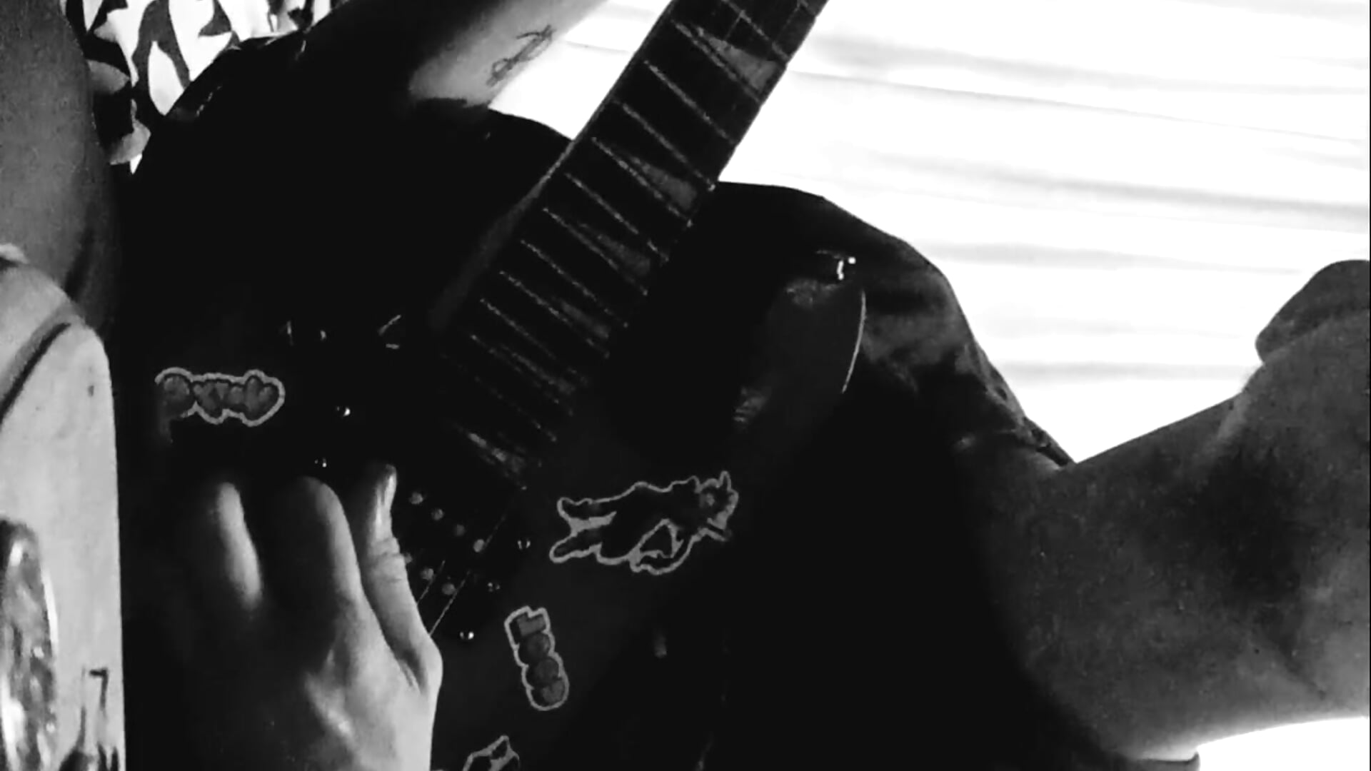 Guitar shredding - video by drhook420 cam model