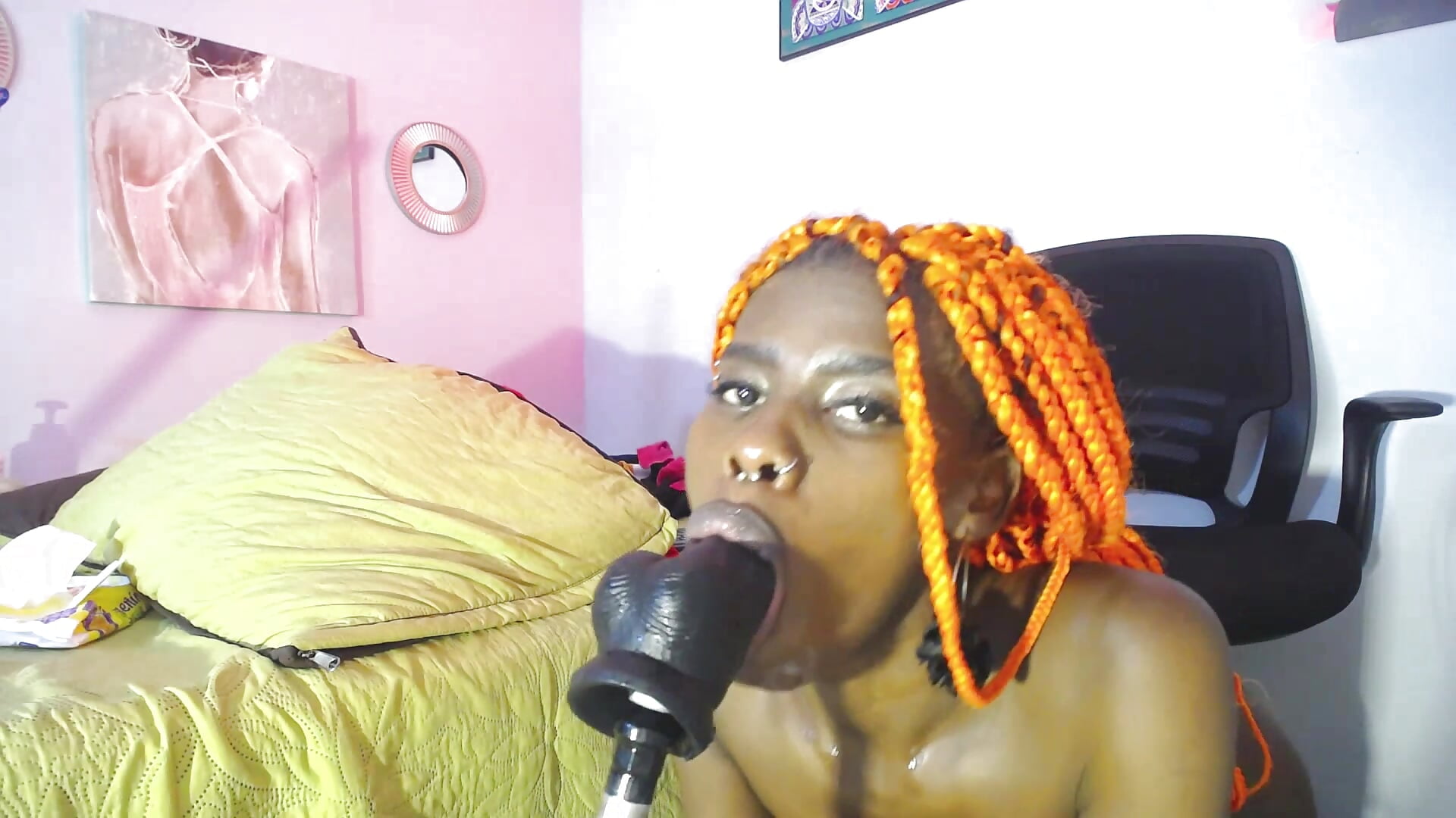 fucking my throat - video by KydaSantorini cam model