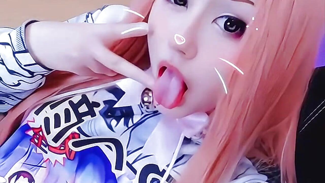 Your daily dose of #ahegao has arrived! 😈✨ Missing your #Bratty #Kitsune Princess? ♡(>ω•) - video by Lolisuccub cam model