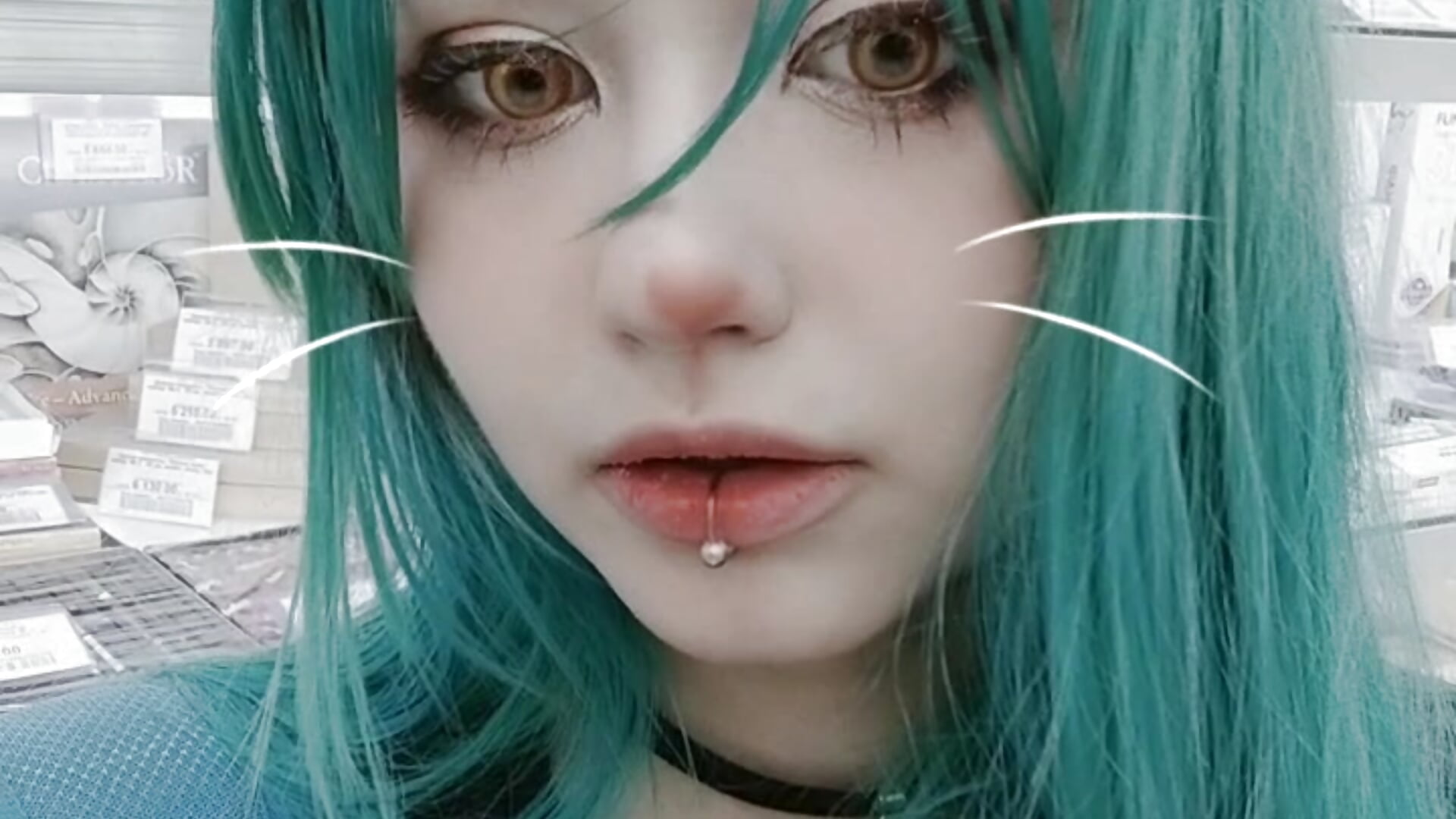 Have a wonderful day everyone! (* >ω<) 💚 🩵 - Video von Lolisuccub Cam-Model