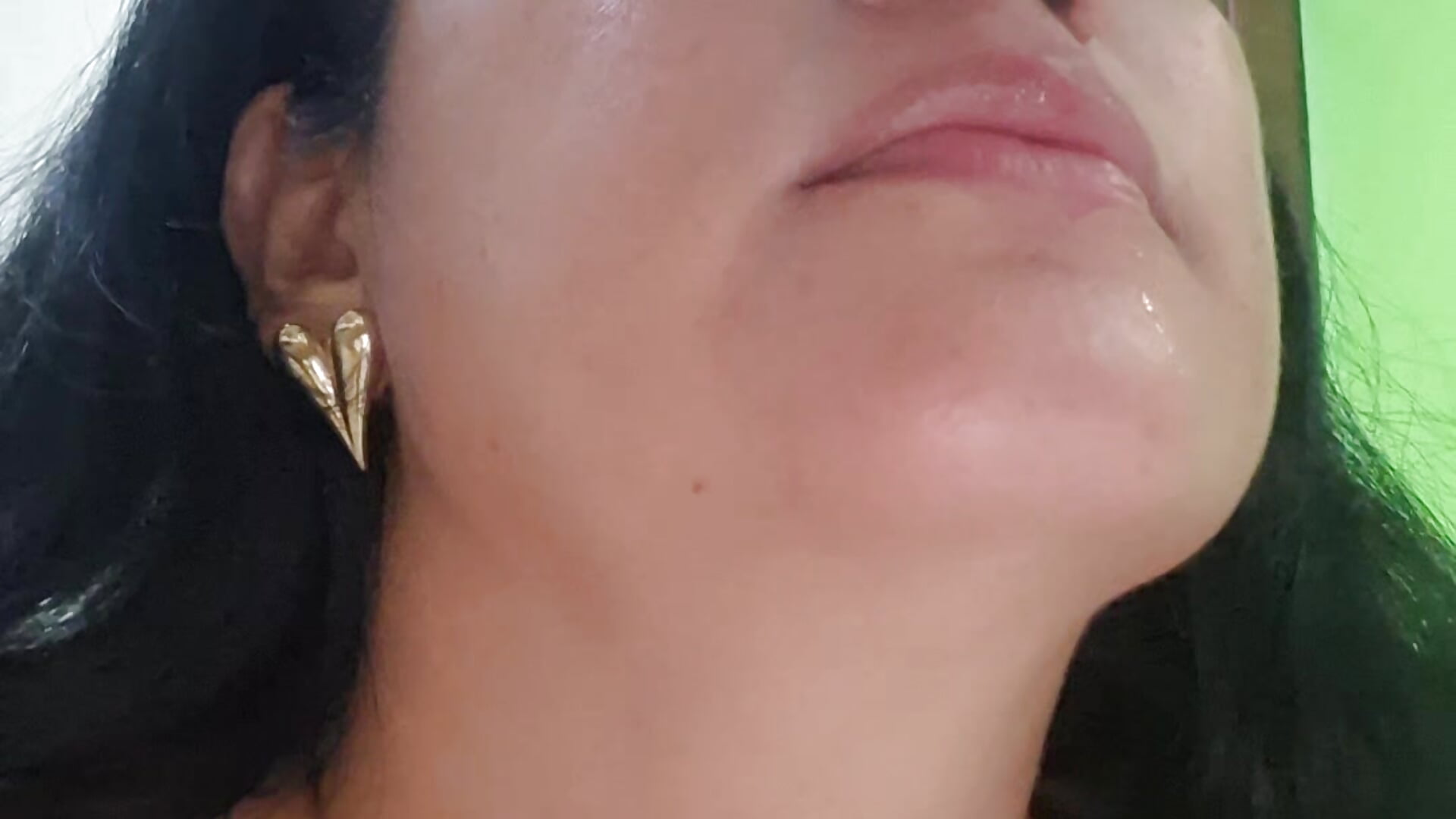 Jimmy spills his semen on my face. - video by keilymadam cam model