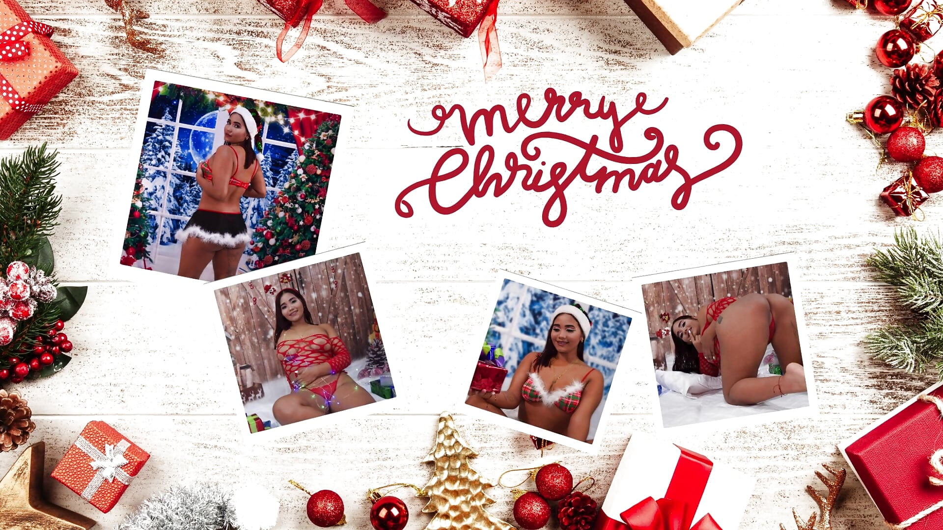 Christmas hot - video by mia_hank cam model