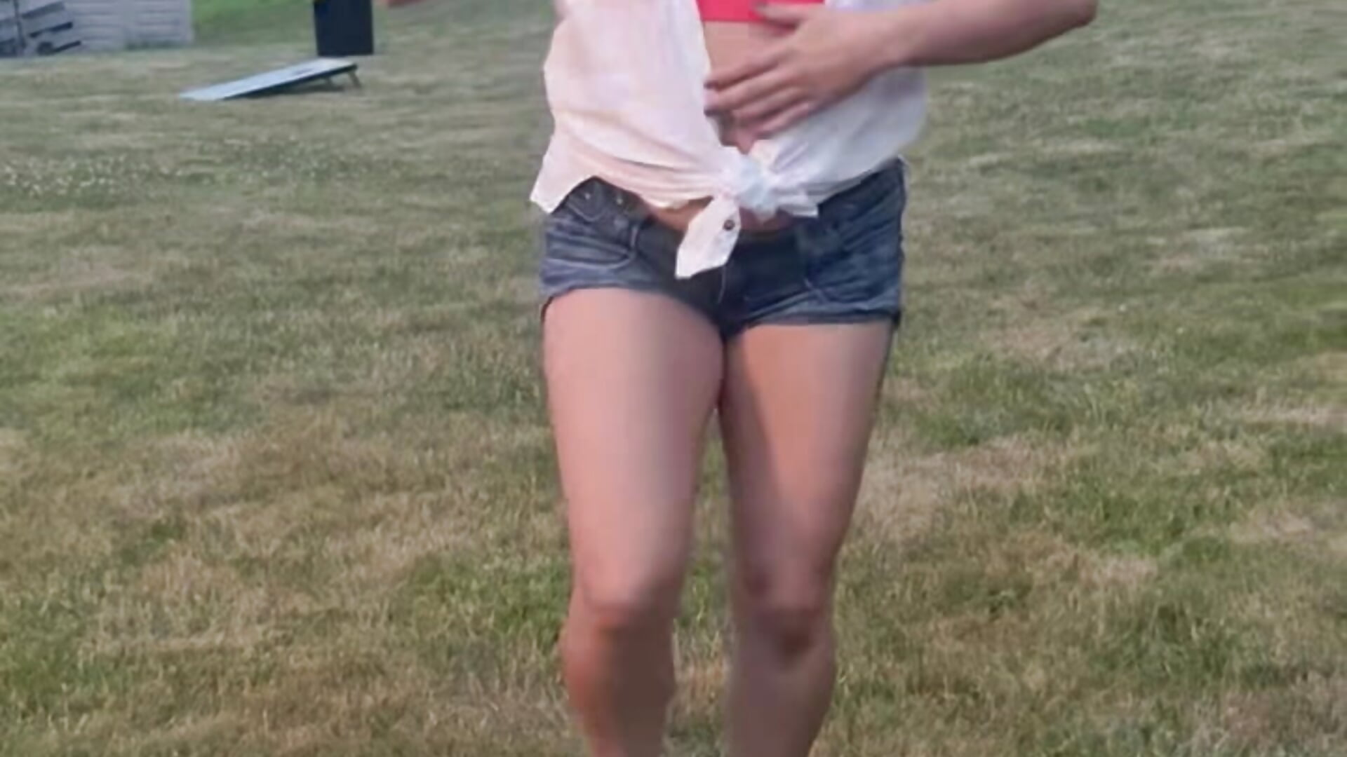 4th of July fun! :) Hit the heart if you like thongs! :P - video by lilyfay cam model