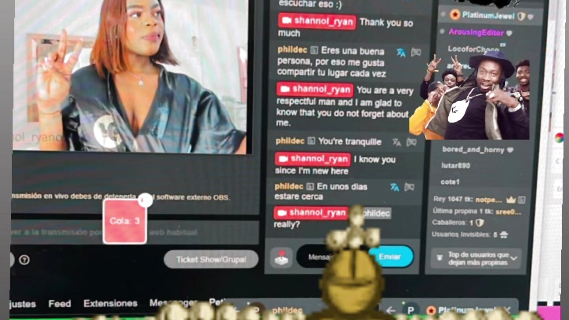 Thank you phlidec, you made me smile a lot #TeamShannol - vídeo de shannol_ryan modelo de câmara