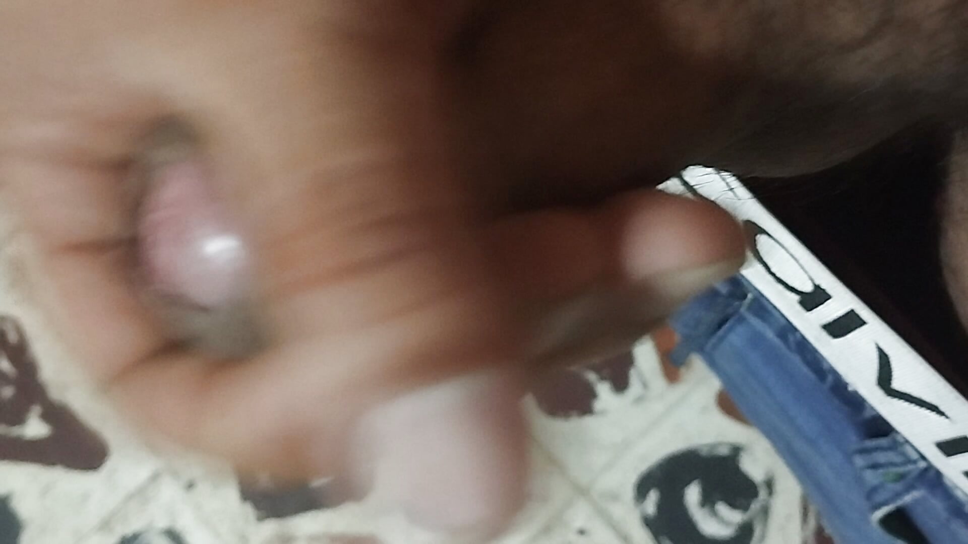 Dirty cock, unwashed for two days