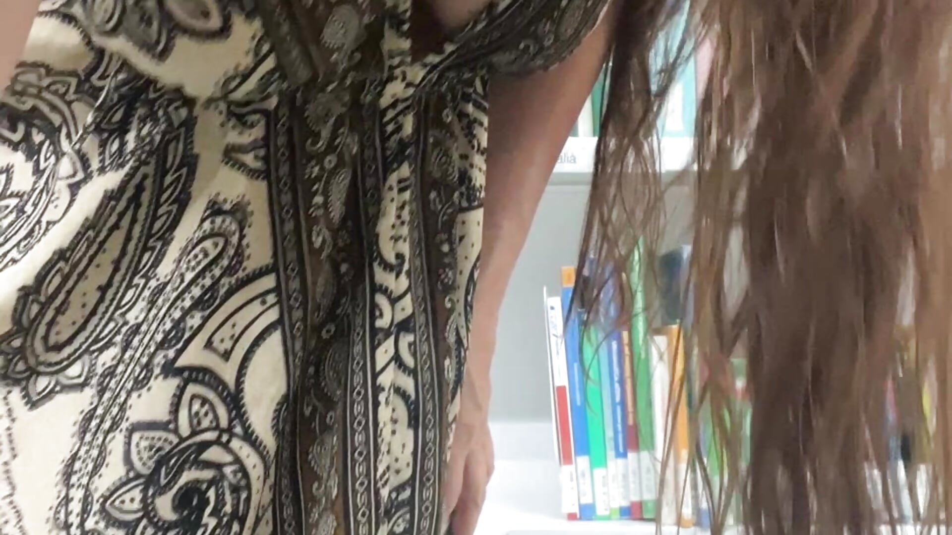 At public library My nipples wanted to be licked under my dress - video by angelitasexy81 cam model