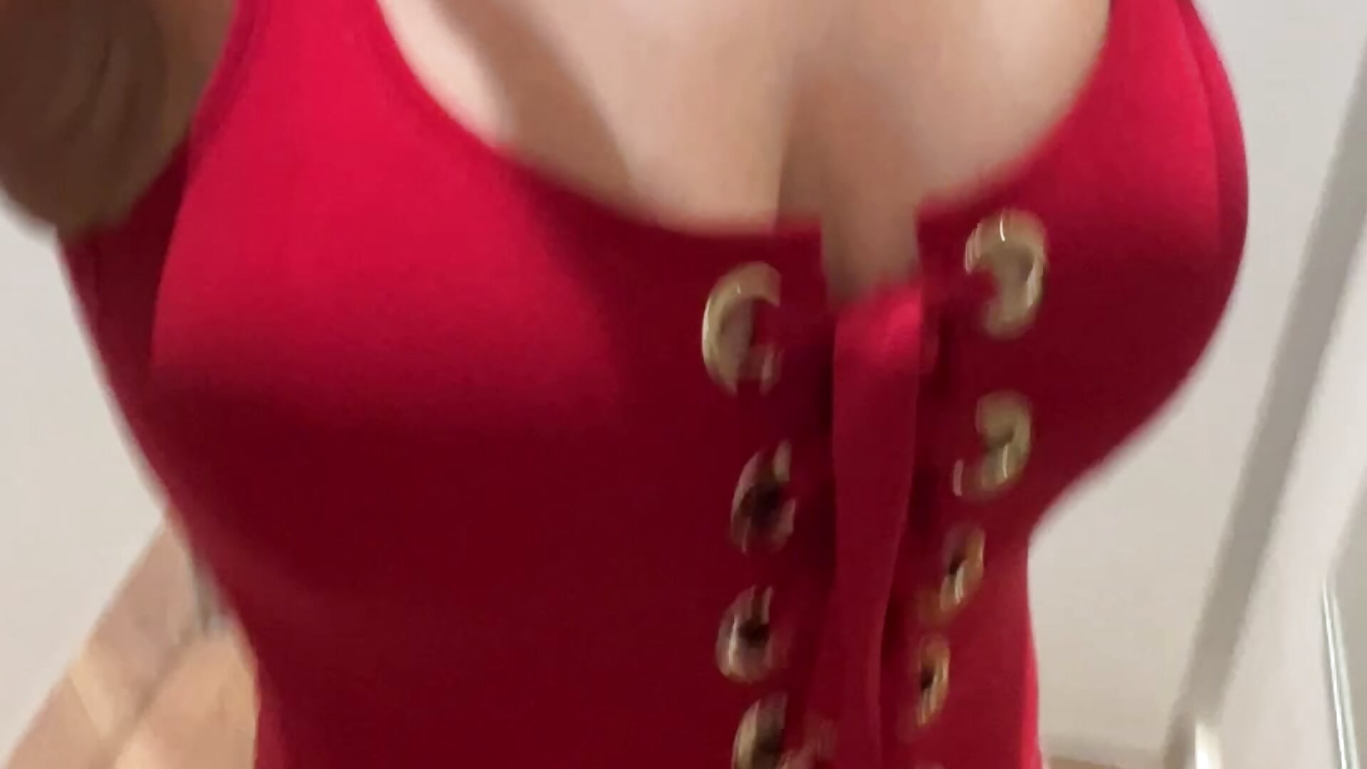 Red swimming suit, bañador rojo que tal este?