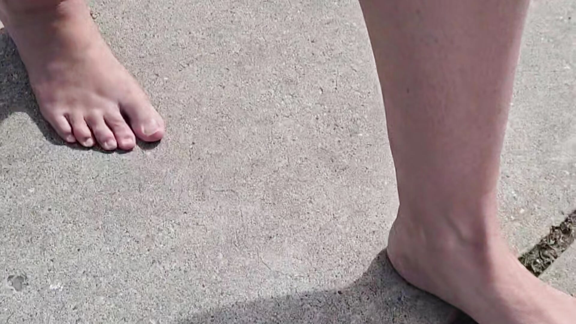 Barefoot on the Side Walk