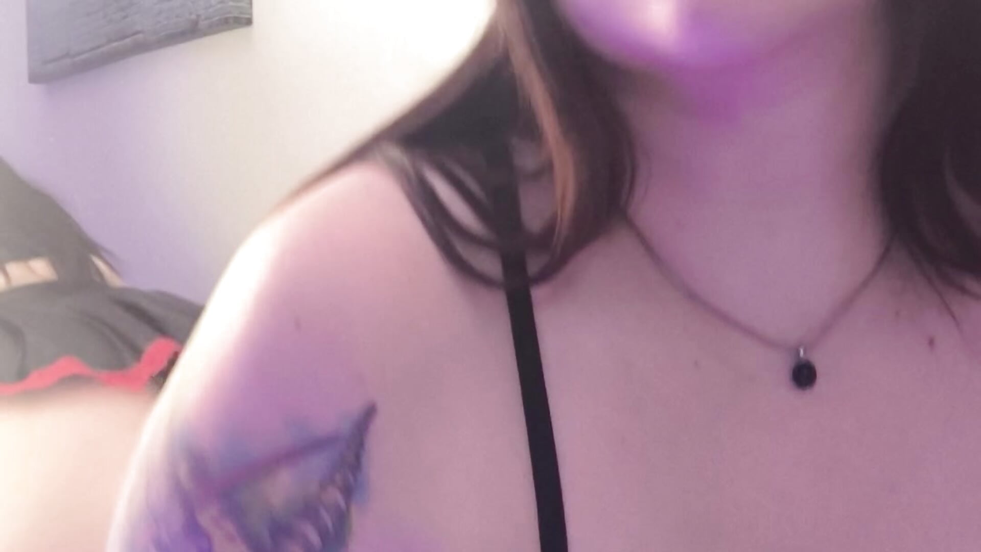 Bounce boobs out on the pilates ball
