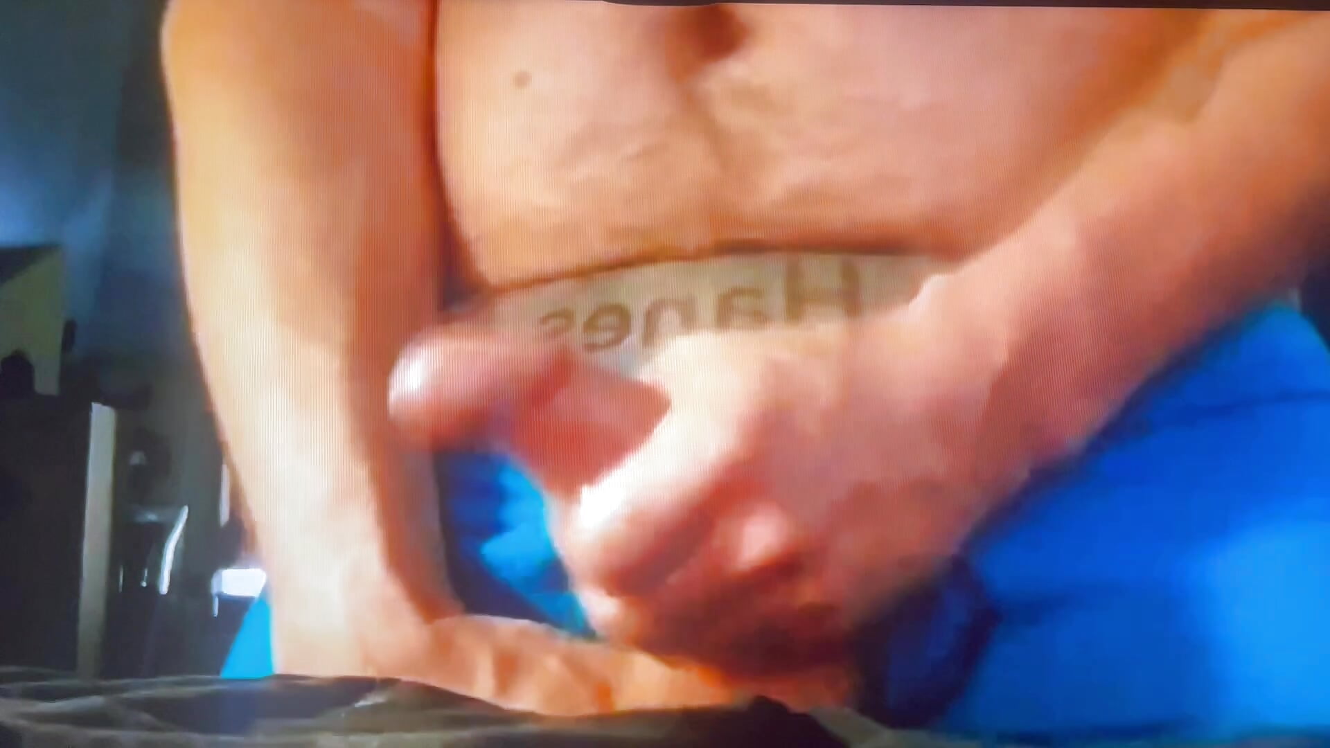 Blue boxer jerk