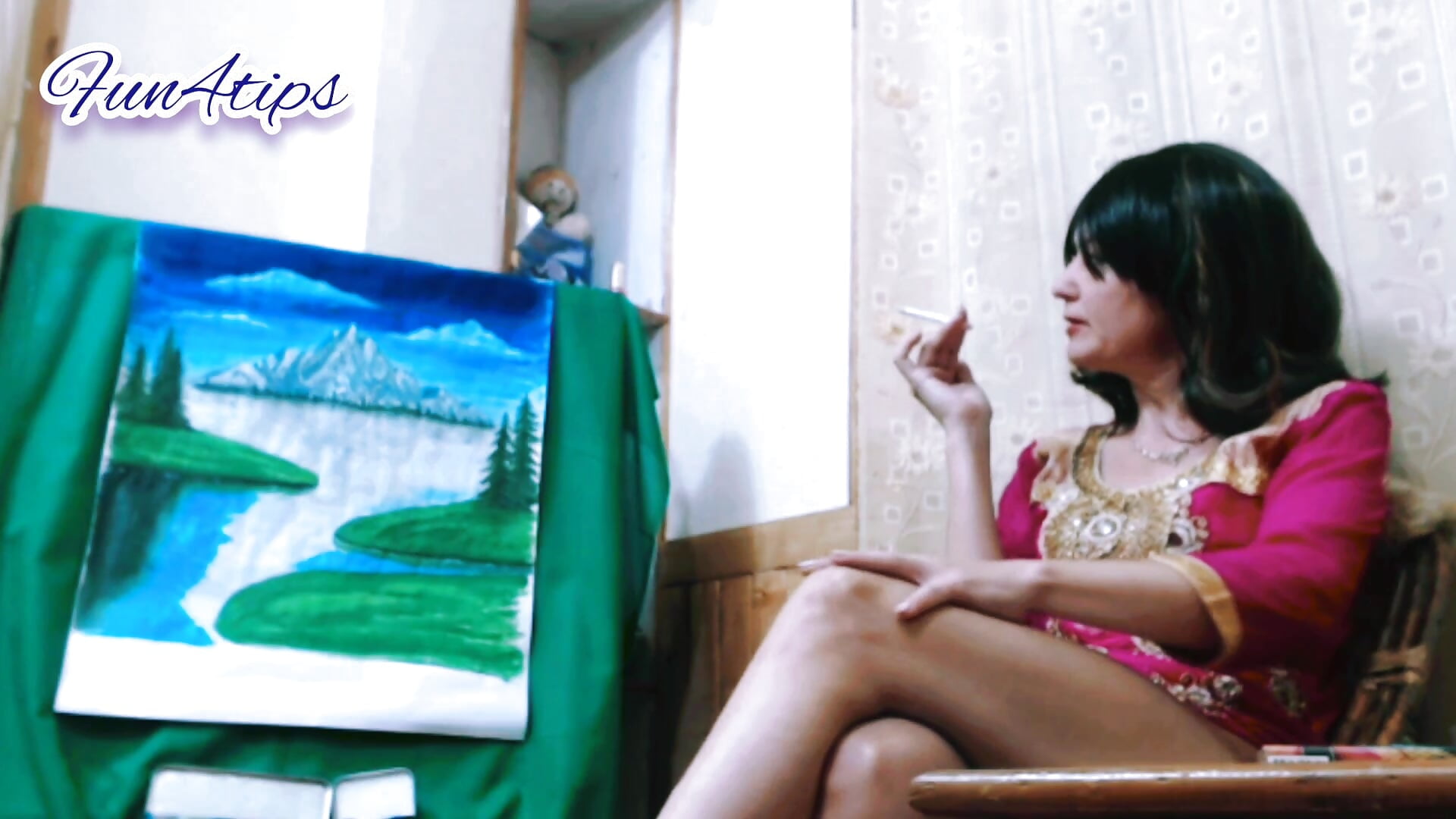 Let her teach you how to smoke - video av FUN4TIPS cam-modell