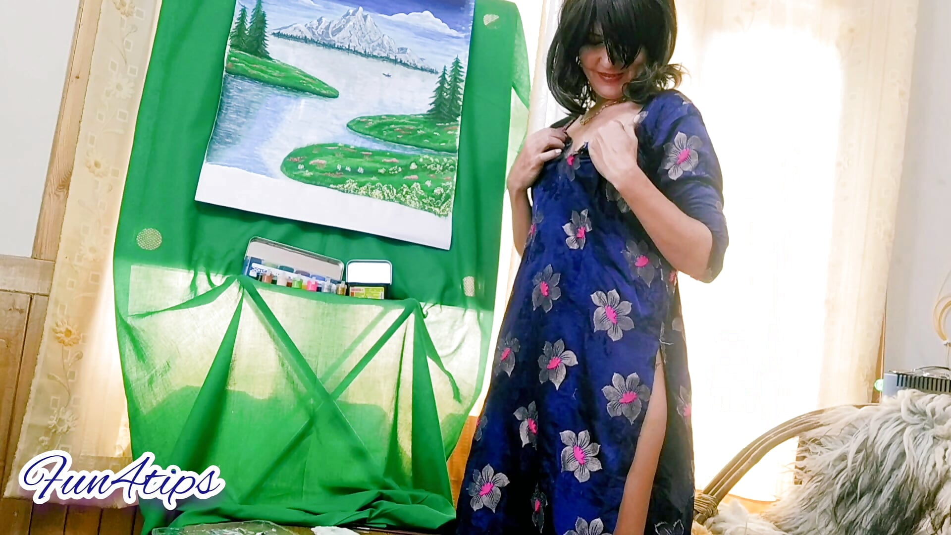 Skinny Bitch Tearing Her Clothes - video av FUN4TIPS cam-modell