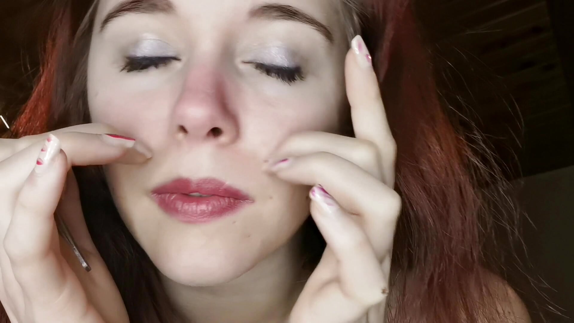 2 - nasophilia, penetration of the nose to cum - mylissandre 캠 모델의 동영상