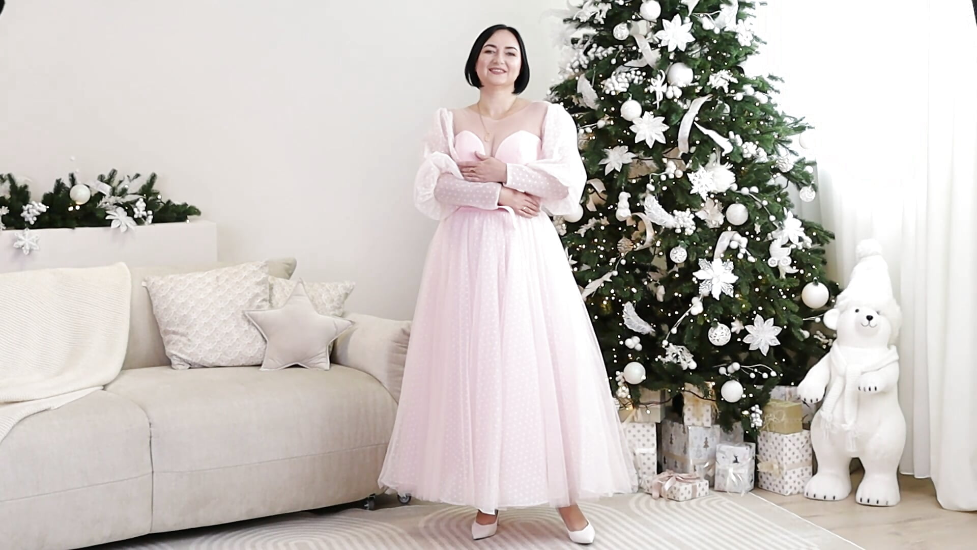 airy dress - video by _IvannaRich_ cam model