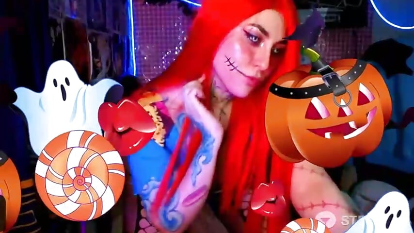 ♡ 🎃 HappY HAlloWeeN 👻 ♡ — filmik JINX_26, modela(-lki) na kamerkach