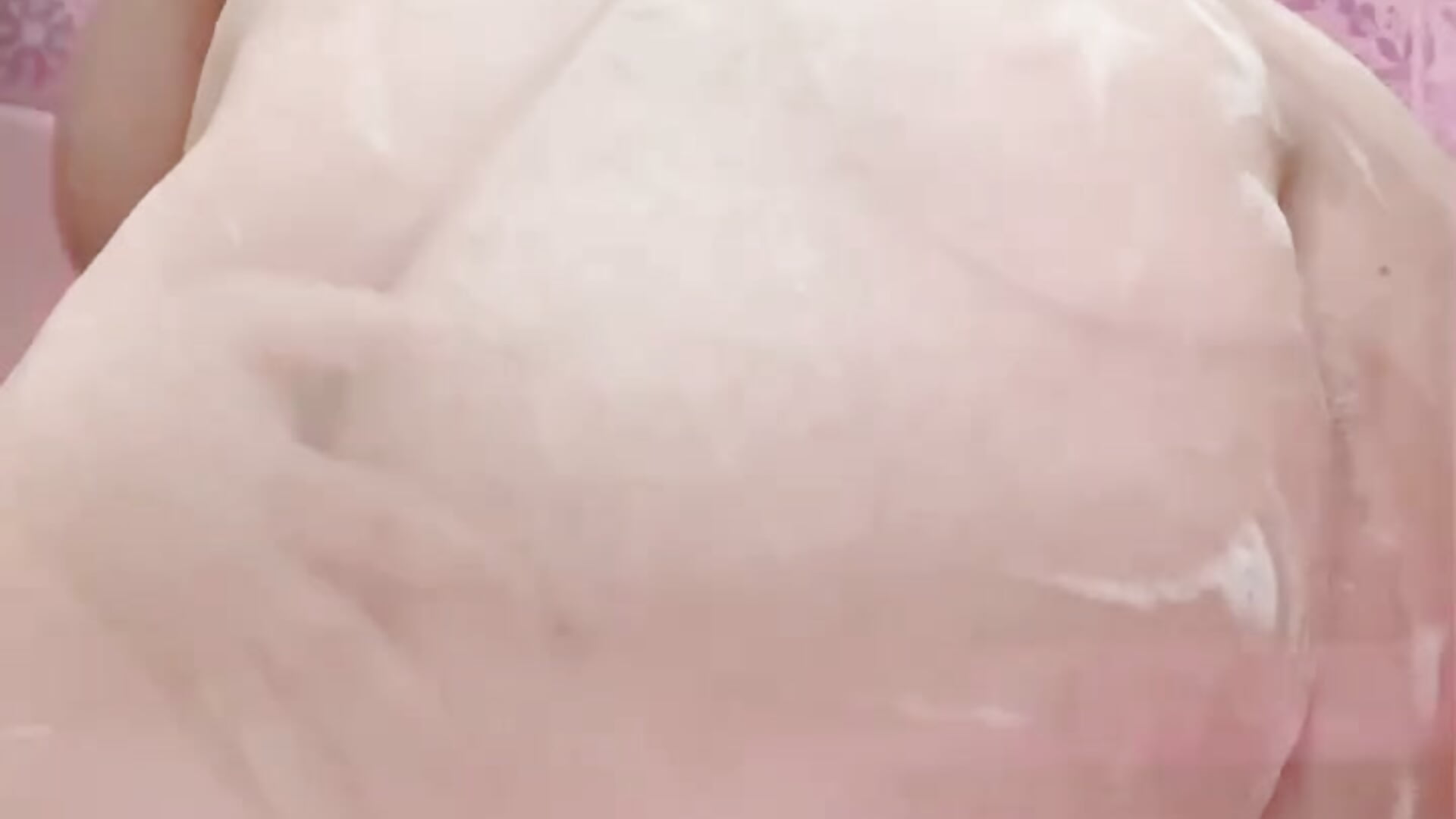 In shower