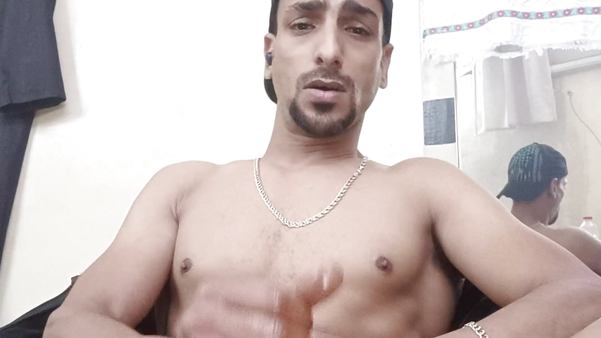 Cum show on chest