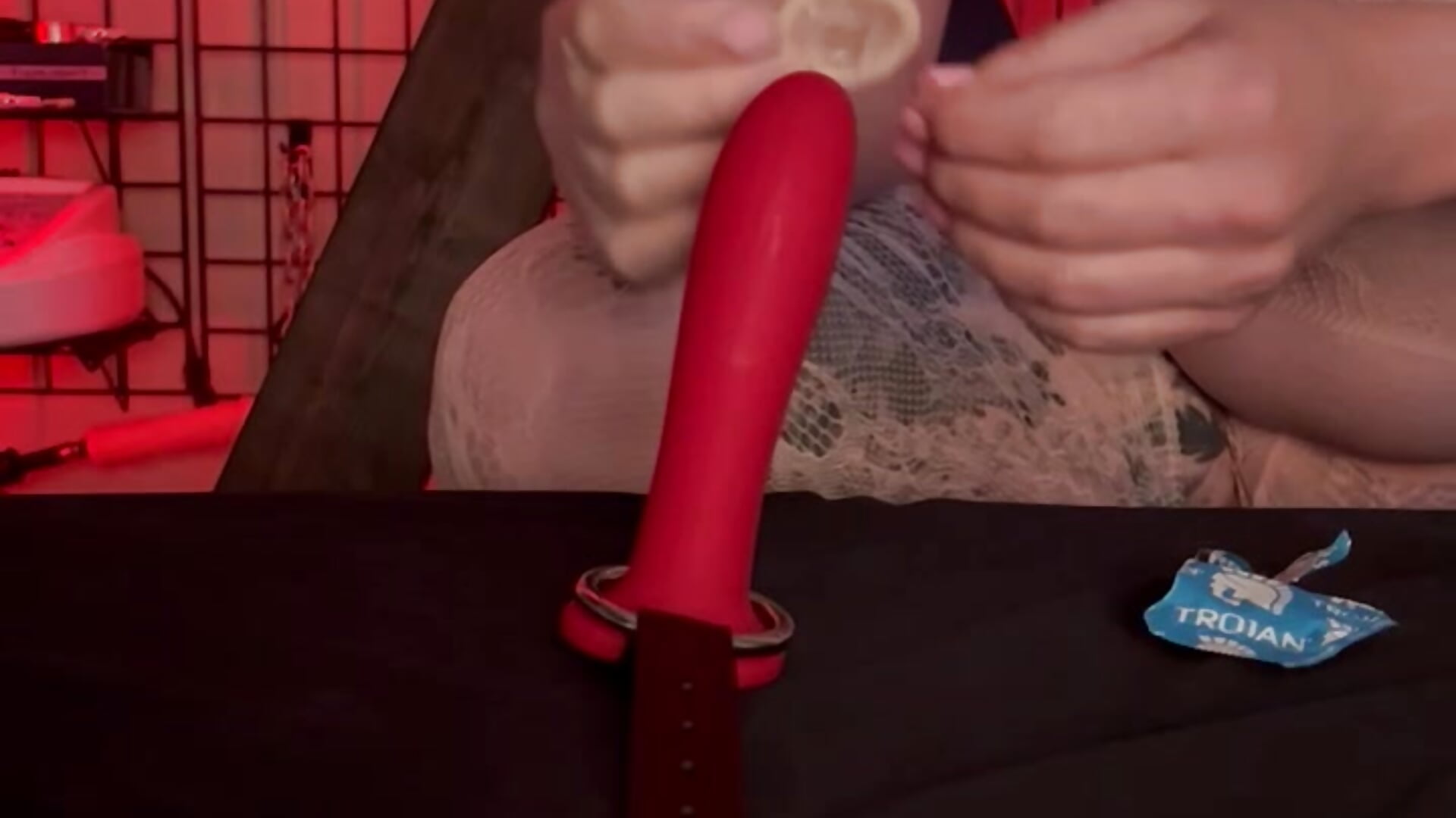 Reverse Cowgirl Dildo Ride - video by LeeAlba_ cam model