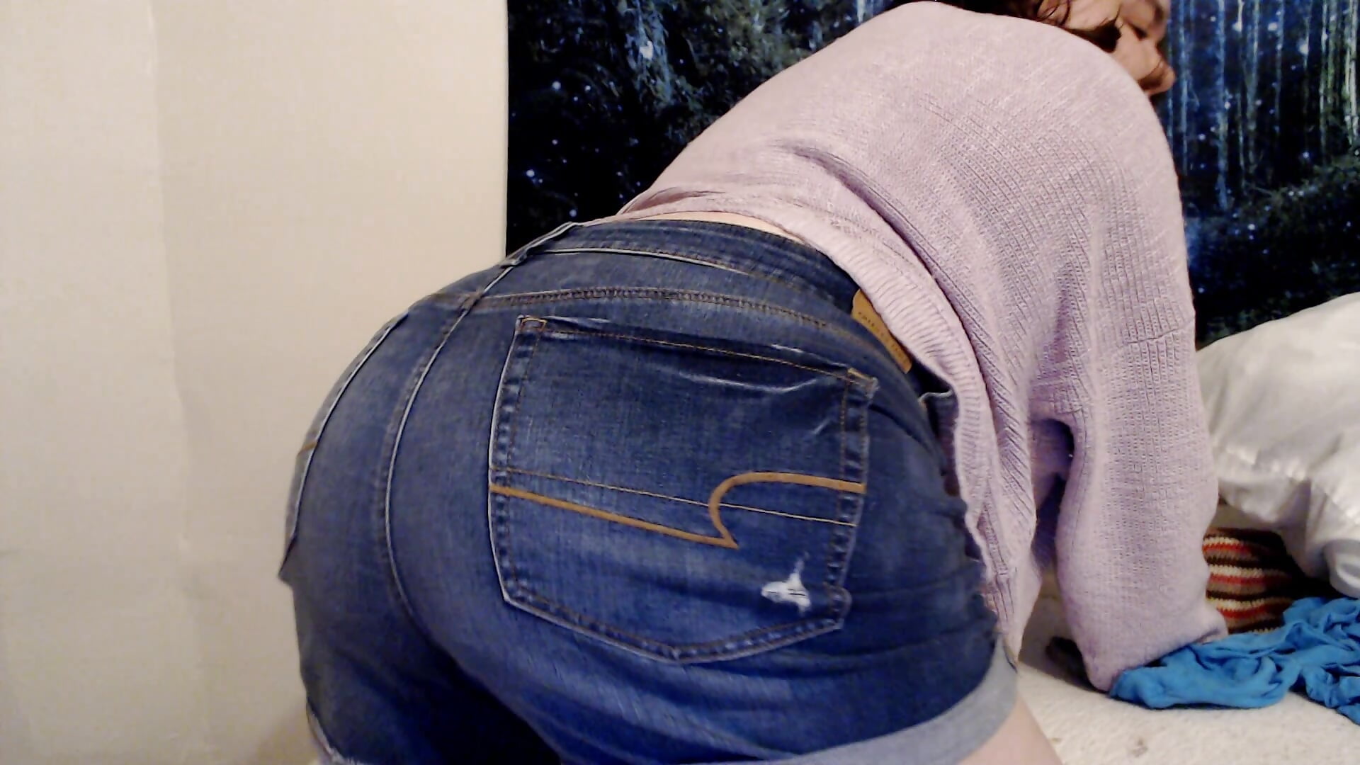 Showing Off Ass JOI in Jean Shorts Cum - CamilaLynnAdams 캠 모델의 동영상