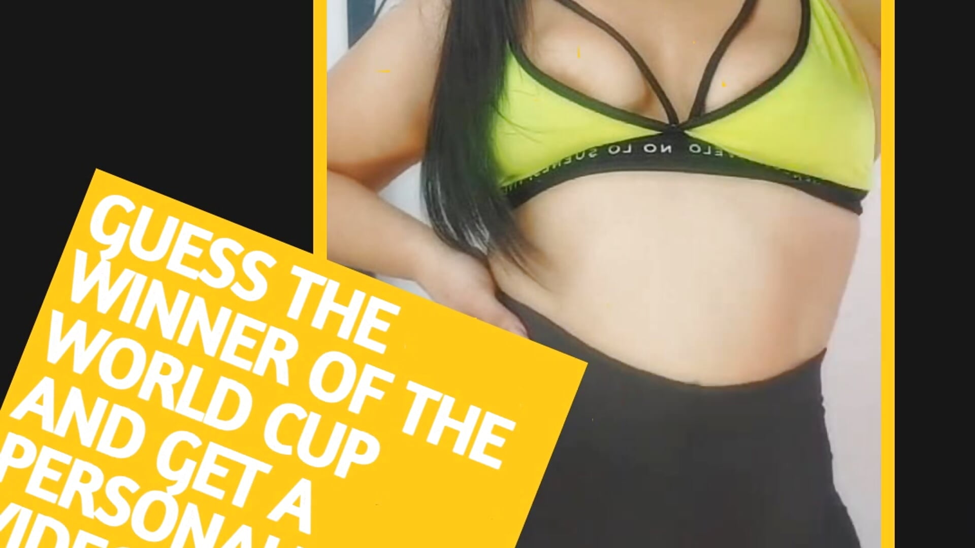 world cup contest - video by Abriljoness cam model