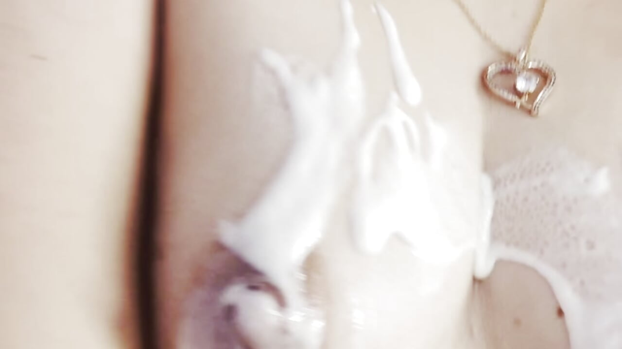 Milk on boobs