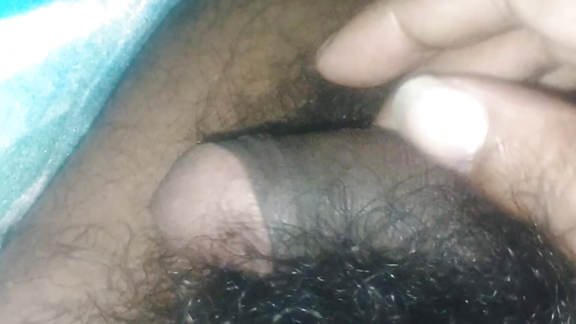 rubbing my cock very hard